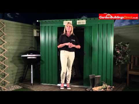 BillyOh サットン ペント屋根の金属製の小屋 (BillyOh Sutton Pent Roof Metal Shed)