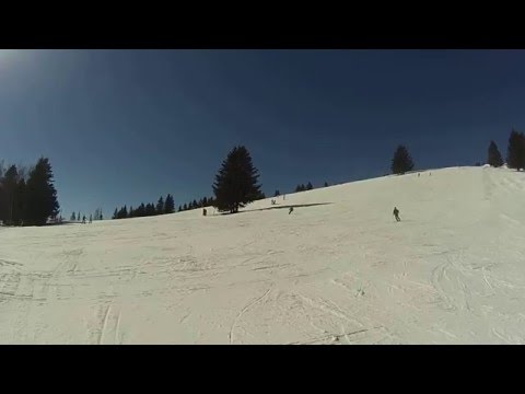 Skiing from the Vosa-Prarion chair lift at Les Houches