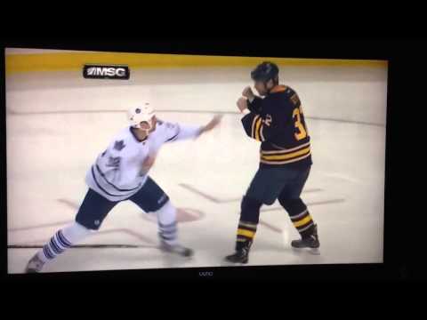 Buffalo Sabres fight vs Toronto Maple Leafs 3/21/13