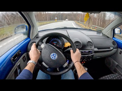 2000 Volkswagen New Beetle [2.0 115HP] | POV Test Drive #1029 Joe Black