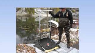 preview picture of video 'How to Remove Lake and Pond Muck and Weeds DIY'
