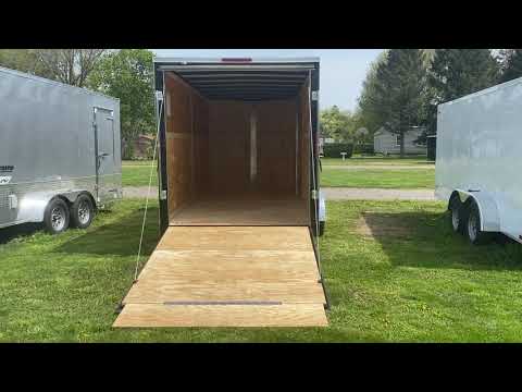 2021 Homesteader 7'x16' Intrepid Cargo Trailer w/ Rear Ramp Door and OHV Package