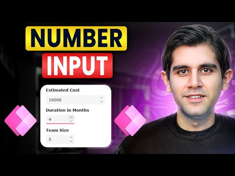 Power Apps: Modern NUMBER Input Control Power Apps: Modern NUMBER Input Control