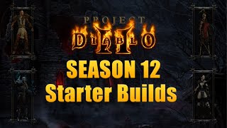 Project Diablo 2 Season 12 - Ladder Starter Builds Guide