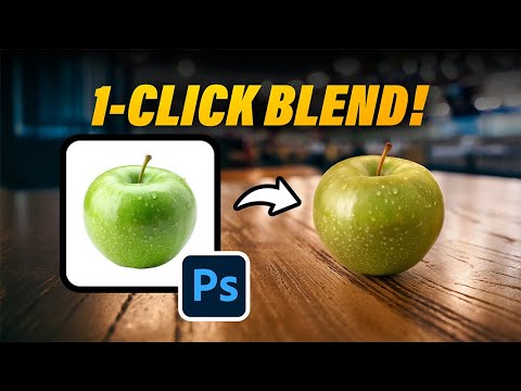 Photoshop’s NEW Harmonize: Blend ANYTHING in 1-Click!
