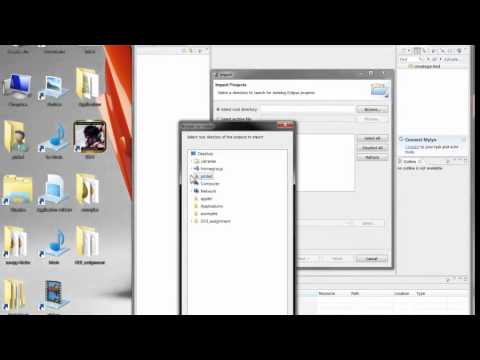 comment ouvrir projet eclipse