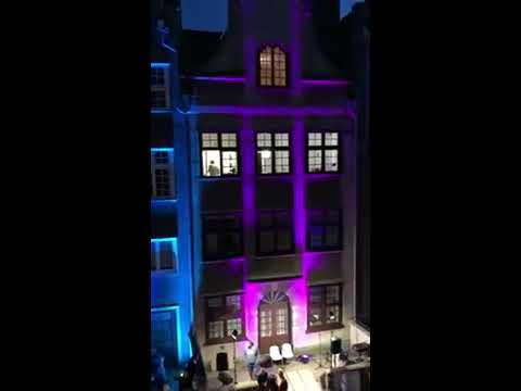 Eric Clark's Travel Videos - Gdansk Poland - #9 Street Festival with Singing and Dancing