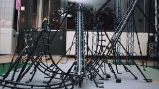 Incredible 100% LEGO Roller Coaster with Corkscrew
