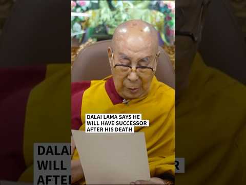 Dalai Lama says he will have successor after his death | AFP #shorts
