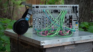 Video thumbnail for 62hp minimalist Eurorack palette: 1st mobile ambient garden session by Modular Beat