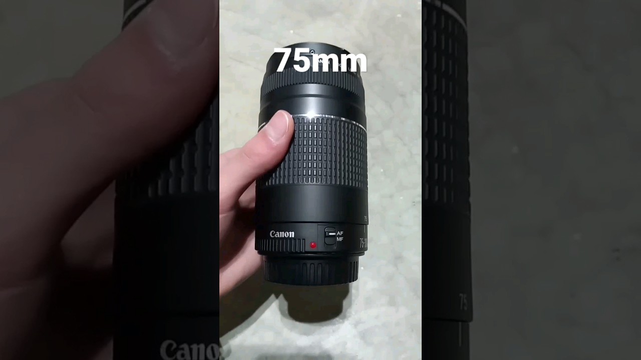 Objectif Canon EF 75-300 mm video thumbnail