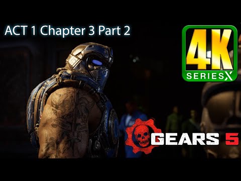 Gears 5 Act 1 part 5 | Series X Raytracing Next-Gen Upgrade 4Kᵁᴴᴰ 60ᶠᵖˢ