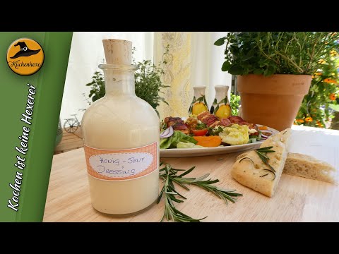 Cremiges Honig Senf Dressing