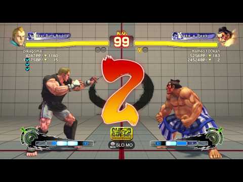 SSFIVAE~ Abel (pikagoma) vs.  E.Honda (Hameo100kan) HD