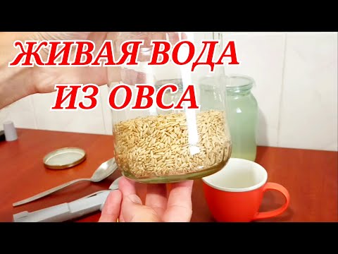 Что делает ложка овса с водой. Водородная вода своими руками.