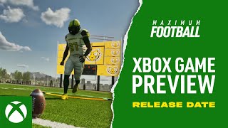 Maximum Football - Game Preview Announce Trailer Trailer