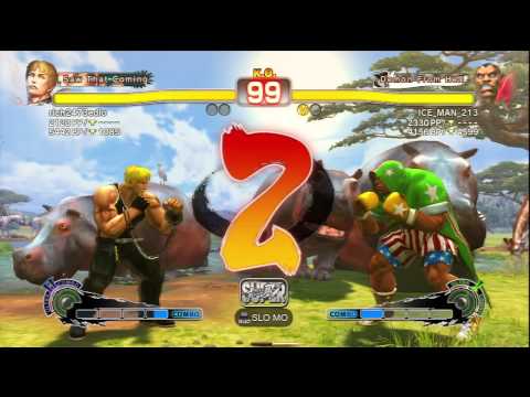 rich2473edlo (Cody) Vs ICE_MAN_213 (Balrog) SSF4 AE Ranked Matches - PSN