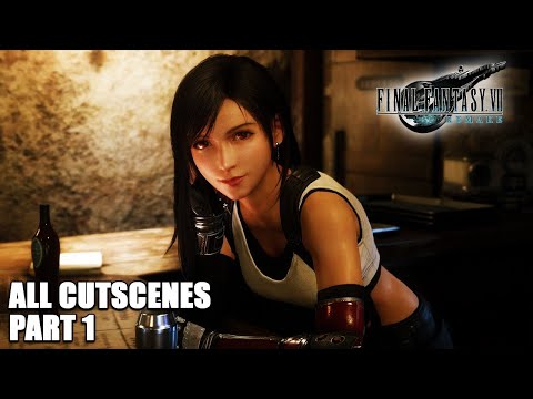 Final Fantasy VII Remake All Cutscenes Game Movie Part 1 (Final Fantasy 7 2020)