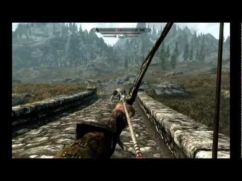 エルダースクロールズ5：Skyrimのボウキティング - 簡単に巨人を殺す方法 (Elder Scrolls 5: Skyrim bow kiting - How to kill a giant easily)