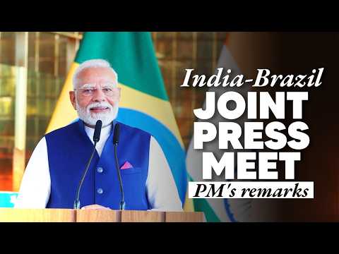 PM Modi's remarks during the joint press meet with President Lula of Brazil