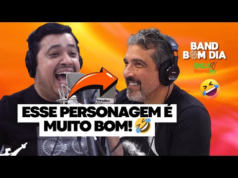 Esse personagem é muito bom! O Fanho - Band Bom Dia
