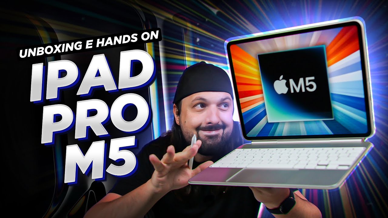 Miniatura da avaliação em vídeo de Tablet Apple iPad Pro 13 polegadas (2024) M4 Wi-Fi 2 TB Vidro Nano-texture Prateado