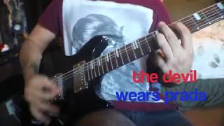 the devil wears prada lord xenu guitar cover