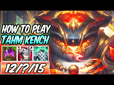 Best DMG as Tank - HOW TO PLAY TAHM KENCH TOP GUIDE ARCANA SKIN | Build & Runes | League of Legends