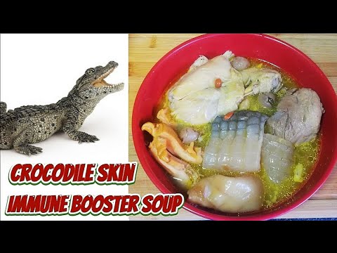 Crocodile skin soup|Chinese herbal soup