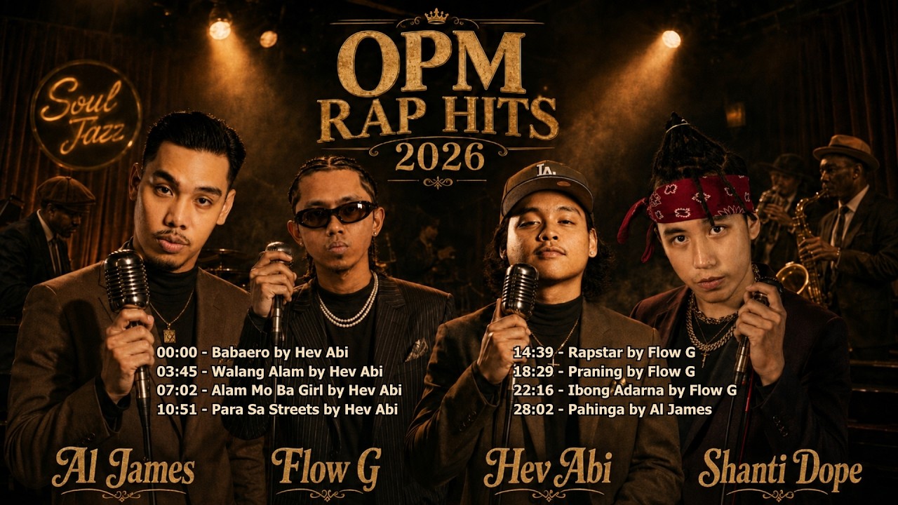 Most Played OPM Rap Hits 2026 Part 2 - Babaero, Walang Alam, Praning & More - OPM Rap Soul Jazz