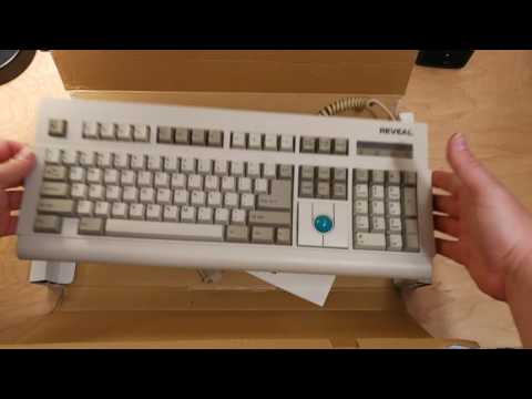 Reveal Model KB500 101 Key Mechanical Keyboard with Trackball