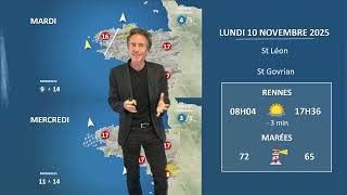 Illustration de l'actualité La météo de votre lundi 10 novembre 2025