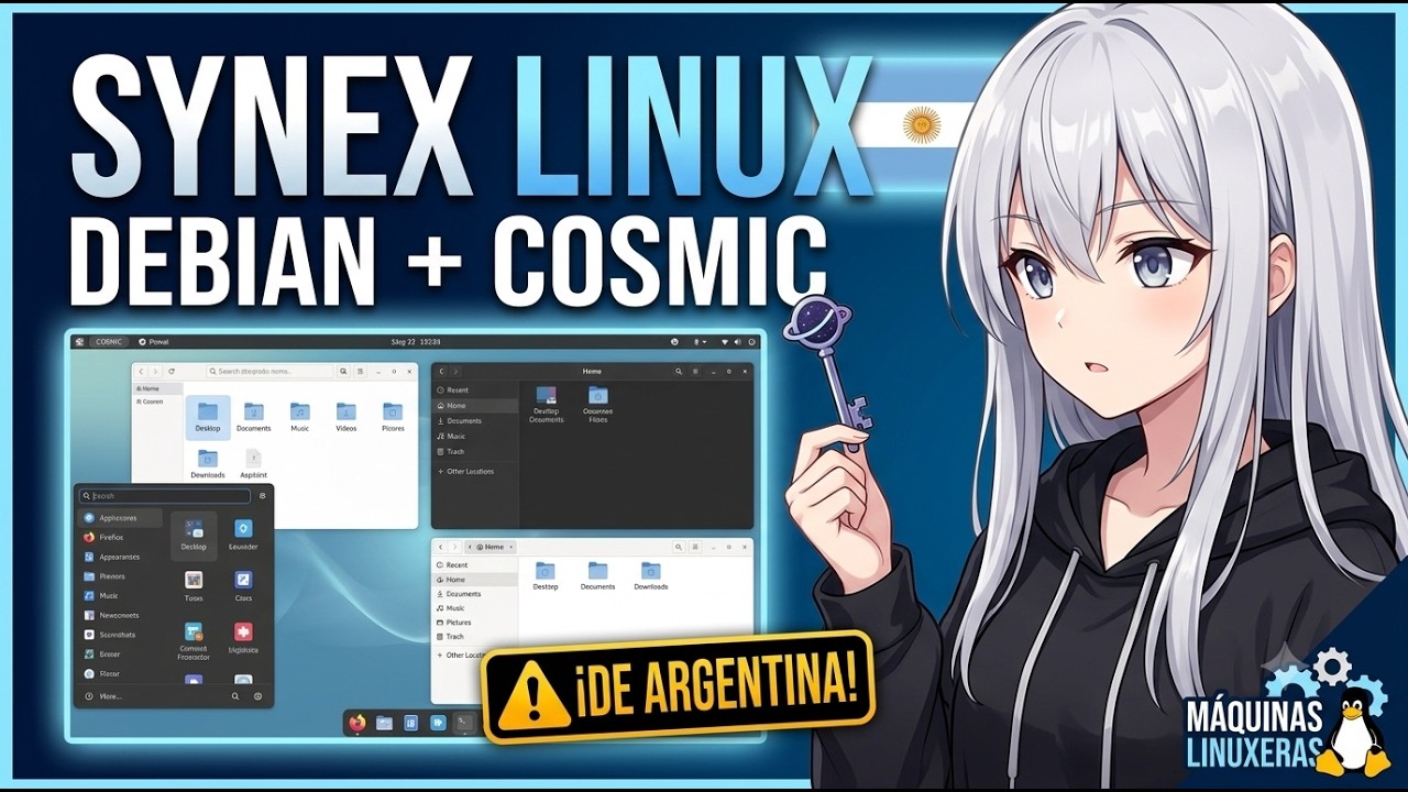 ¿La MEJOR distro con COSMIC? Probamos SYNEX Linux (¡Hecha en Argentina!)