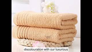 Ensemble de bain YRF-Towel Hotel, serviettes de bain 100% coton avec logo, drap de bain d'hôtel