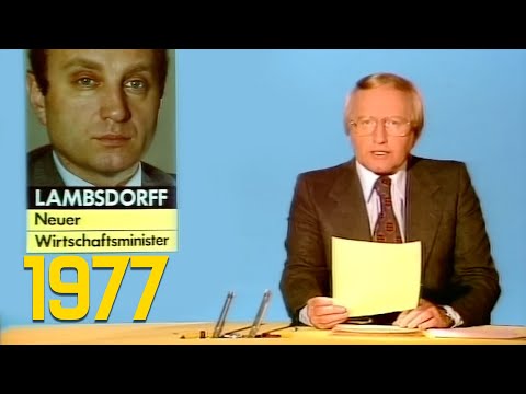 ARD Tagesschau 20:00 Uhr mit Werner Veigel (07.10.1977)