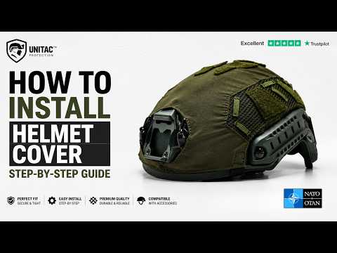 How to install a UNITAC helmet cover