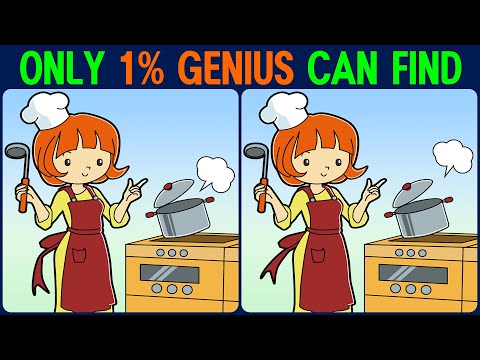 Brain exercise quiz! Find the difference between! │ Increase concentration!