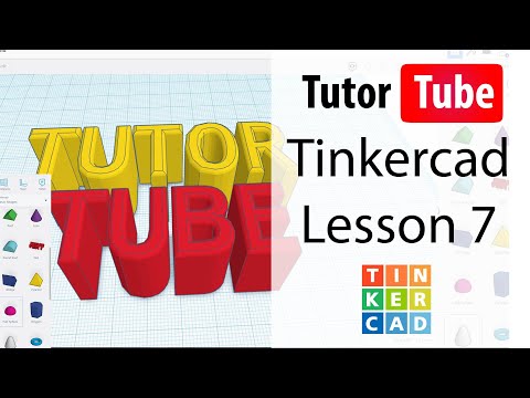 Tinkercad Tutorial Lesson 7 Placing and Moving Objects