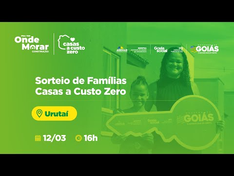 Sorteio de Famílias em Urutaí