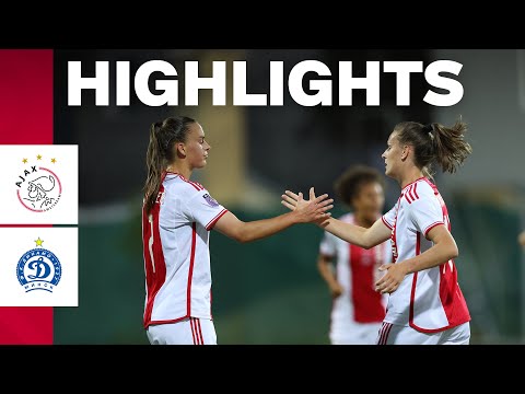 Next up: Round 2! 🫵 | Highlights Ajax Vrouwen - FC Dinamo BSUPC | UEFA Women's Champions League