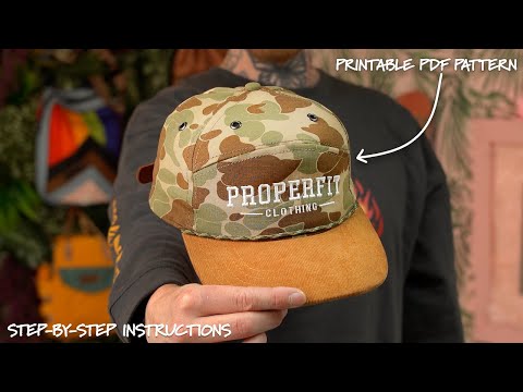 DIY-Dreiecksmütze mit 6 Segmenten | Schritt-für-Schritt-Anleitung | Druckbare PDF-Schnittmuster