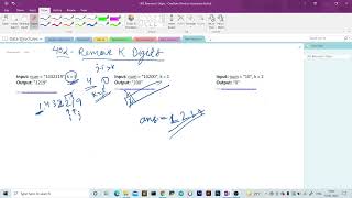 YouTube video 'Leetcode Daily Challenge : 402 - Remove K Digits'