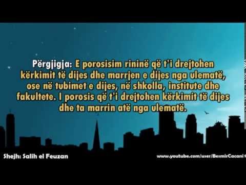 009. Porosi rinisë që t'i përkushtohen diturisë dhe ta marrin atë nga dijetarët-Salih el Feuzan