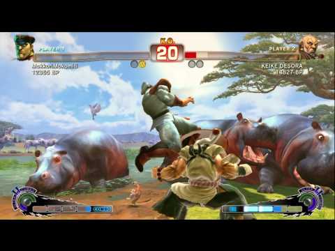 KEIKE DESORA [Gouken] vs MokkoriMokomiti [Bison] SSF4 Japanese Online Ranked Matches - TRUE-HD
