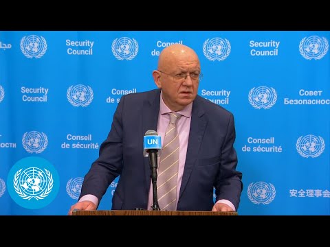Video Thumbnail: Russia on Ukraine - Security Council Media Stakeout | United Nations