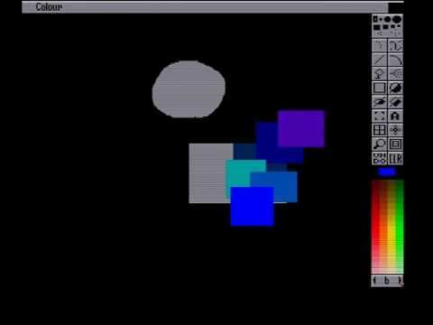 Vampire 2 Amiga AGA Deluxe Paint 5 AGA on the Amiga 600