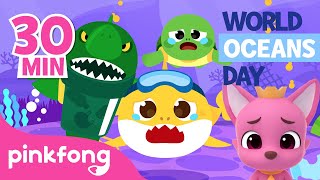 Save the Sea Animals with Baby Shark | World Oceans Day Special Songs | Pinkfong Baby Shark