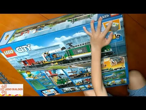 Lego City 60198 Cargo Train Speed Build Part1 Front Loader