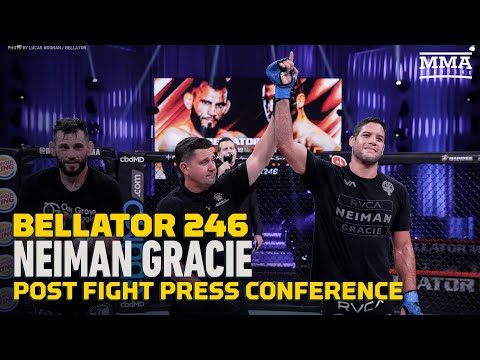 Bellator 246: Neiman Gracie Feels He's No. 1 Contender in Division Now - MMA Fighting