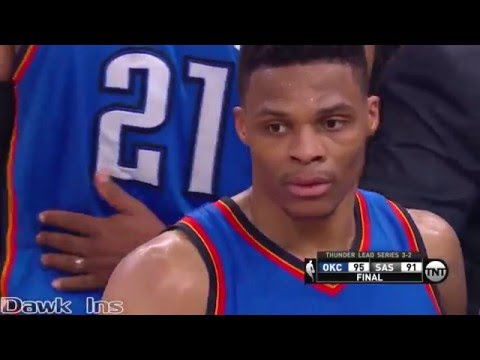 Russell Westbrook 35 points @ Spurs (Full Highlights) 2016 WCSF Game 511 Rebs, 9 Ats, CLUTCH!